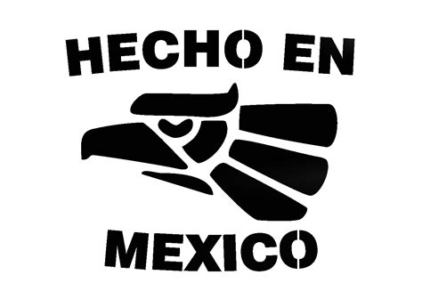 Hecho en México (Made in Mexico) | Mexico tattoo, Custom vinyl wall decals, Aztec tattoo designs