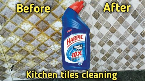 How to clean kitchen tiles | kitchen tiles cleaning - YouTube