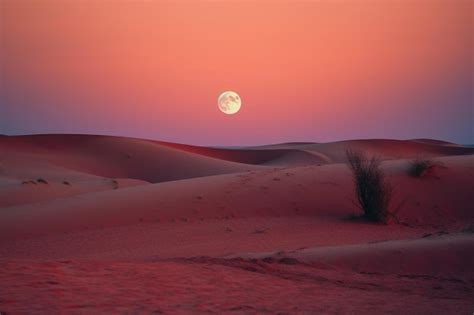 Premium AI Image | desert sunset scenery dunes landscape background ...