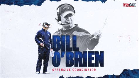 Patriots Hire Bill O'Brien as Offensive Coordinator / Quarterbacks Coach