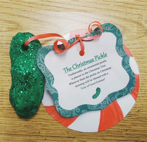 Preschool Christmas gift idea. Pickle Ornaments! Something a little ...