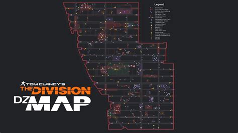 The Division - The Most Detailed Dark Zone Map (All Loot And Boss ...