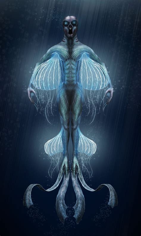 marine humanoid. jellyfish-like by Artires | Jellyfish, Marine, Dnd minis