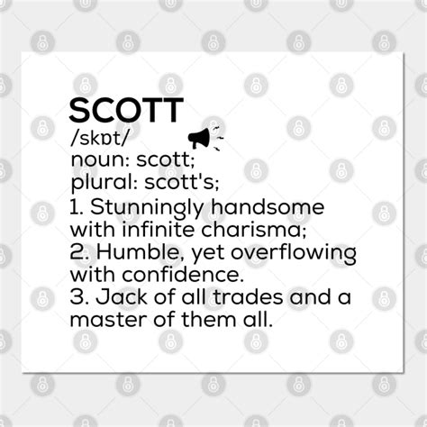 Scott Name Definition Scott Meaning Scott Name Meaning - Scott Name - Posters and Art Prints ...