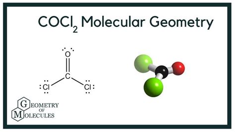 COCl2 Molecular Geometry, Bond Angles (Phosgene) | Molecular geometry, Molecular, Geometry