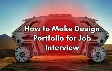 How to Create a Design Portfolio for Job Interview – Designtofuture