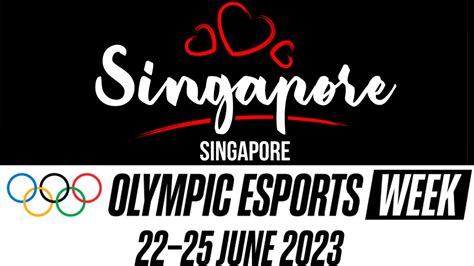 Singapore to host the first Olympic Esports Week; Details, games, and more