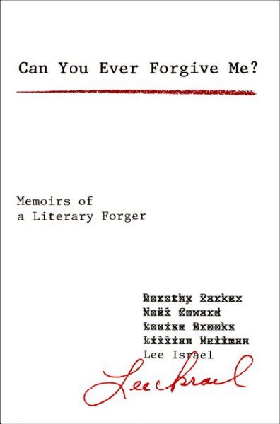 Booktalking "Can You Ever Forgive Me?" by Lee Israel | The New York ...