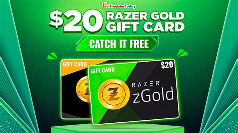 Free $20 Razer Gold Gift Card | GetFreebiesToday.com