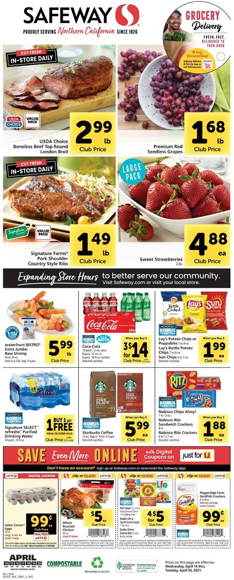 Safeway Weekly Ads & Special Buys from April 14