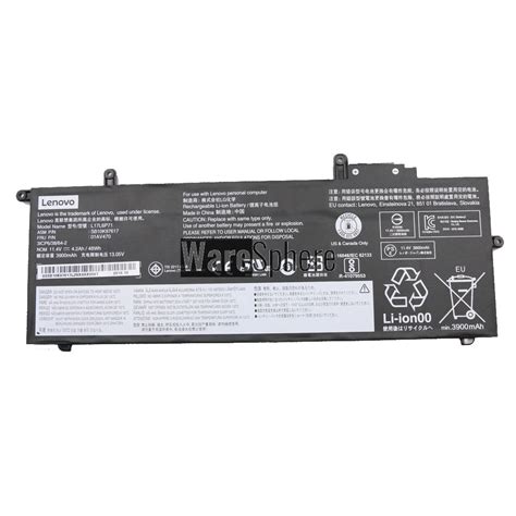 11.46V 48Wh 4190mAh Laptop Battery for Lenovo ThinkPad X280 A285 L17L6P71 SB10K97617 01AV470