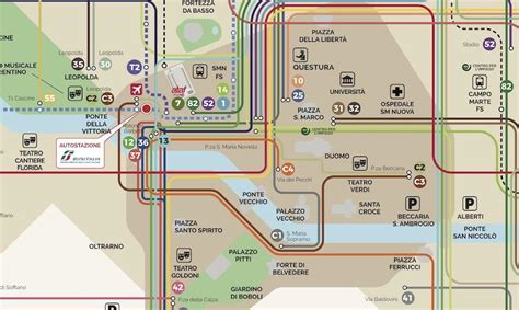 Bus Routes Florence Italy Map - Dolley Hollyanne