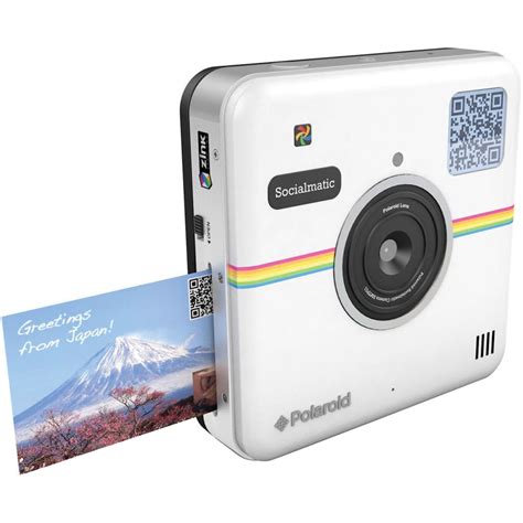 Polaroid Socialmatic Instant Digital Camera (White) POLSM01W B&H