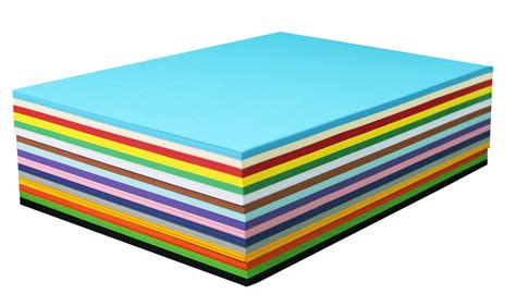 Cover Paper 125gsm A4 210 x 297mm 500pk - Assorted Colours