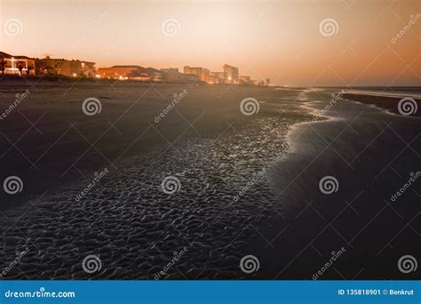 Beach in South Padre Island, Texas Stock Image - Image of gulf ...