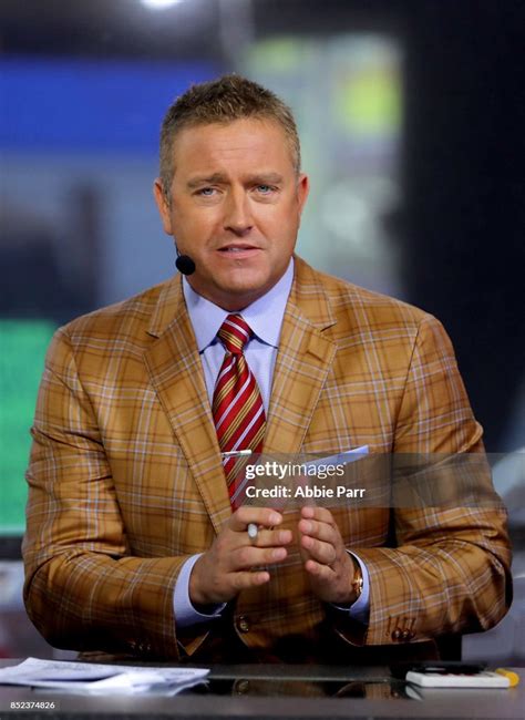 College GameDay analyst Kirk Herbstreit discusses football at Times... News Photo - Getty Images