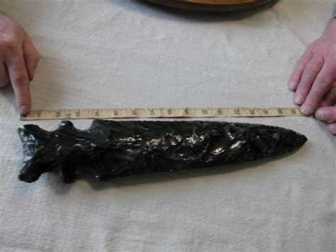 A most remarkable Obsidian knife. – The Weller Farm