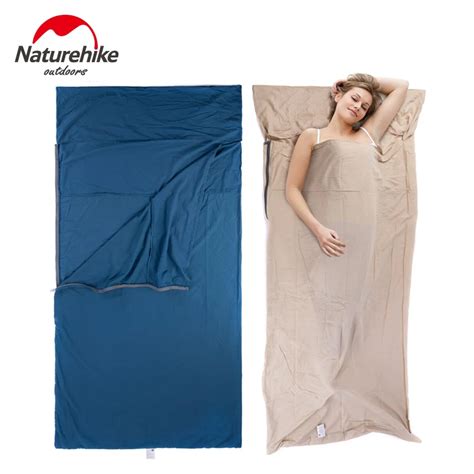 Naturehike Single Double Sleeping Bag Liner Envelope Ultra light Portable Sleeping Bag For ...