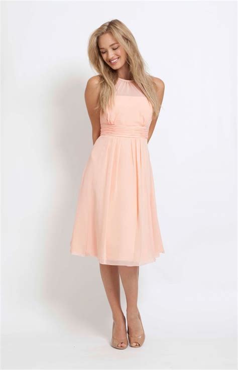 Vestidos color durazno | Peach bridesmaid dresses, Peach bridesmaid ...