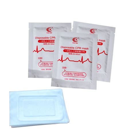 Aliexpress.com : Buy 100pcs Disposable CPR Barrier Disinfection Mask ...