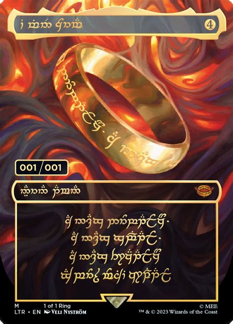 MTG "THE ONE RING": Will It Be The MOST Expensive Magic Card Of All Time?