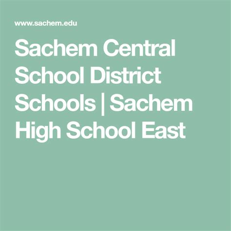 Sachem Central School District Schools | Sachem High School East