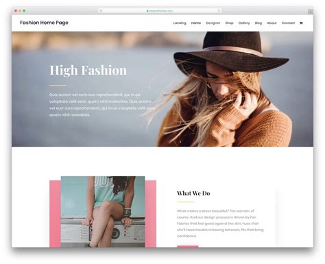 24 Best Free Fashion Website Templates 2024 - Colorlib