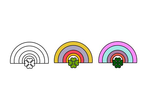 St. Patrick Day Rainbow Graphic by grandesogno79 · Creative Fabrica