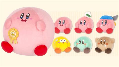 Check out these giant round Kirby plushies from Kirby’s Dream Buffet ...