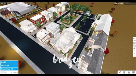 Bloxburg Town Layout Ideas No Large Plot - Small Town Layout Bloxburg | yulisukanih