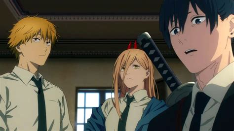 Chainsaw Man Anime introduces its central trio: Denji, Aki, and Power