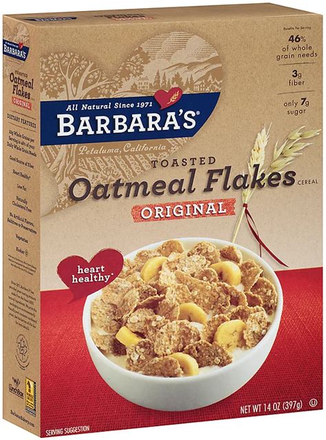 Barbara's Toasted Oatmeal Flakes Original Cereal - Shop Cereal ...