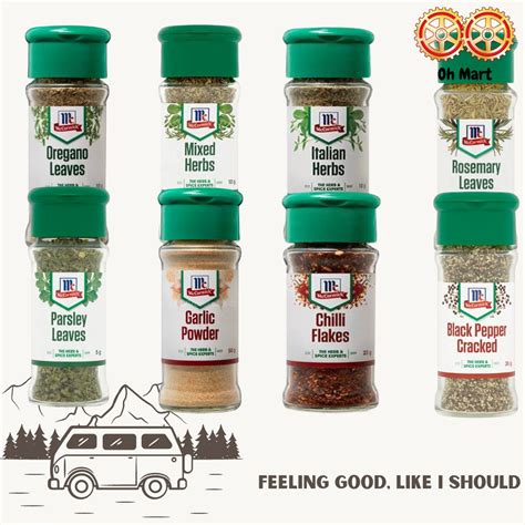 McCormick Assorted Herb & Spices ( Garlic Powder/Chili Flakes/Rosemary ...