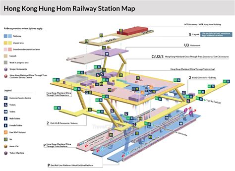 Hong Kong Hung Hom Railway Station, Trains to Guangzhou, Beijing, Shanghai