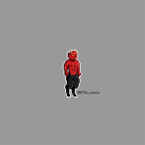 Pixel Art Demon by redronin47 on DeviantArt