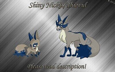 Shiny Nickit/Thievul 6 IV - Pokemon Sword/Shield | eBay