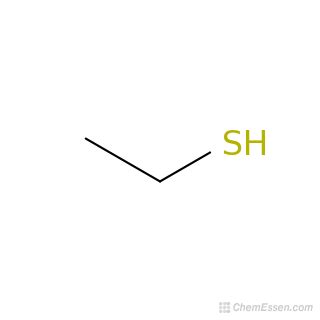 Ethanethiol Structure - C2H6S - Over 100 million chemical compounds | CCDDS