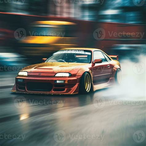 jdm drift car speed drifting japanese drone shot photography ...