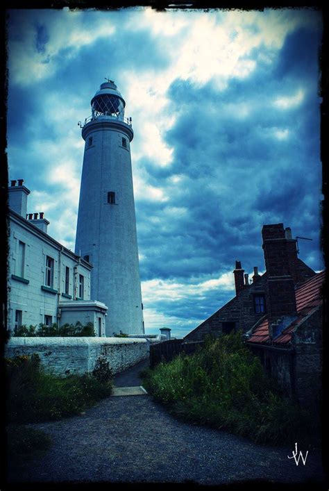 St Mary's Lighthouse - Whitley Bay | Lighthouse, Somewhere in time, Lighthouse art