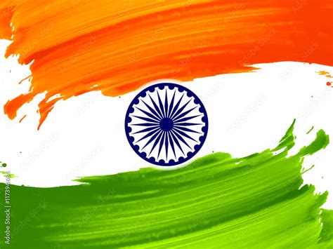 Indian Flag Background Vector