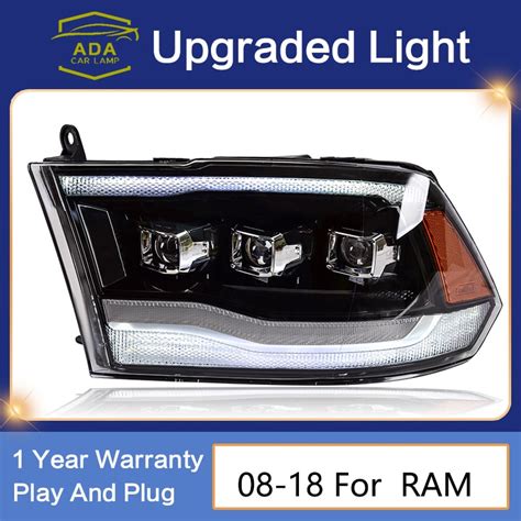 Full Led For Dodge Ram 1500 Headlights Car Head Light Lamp Assembly 2019 2020 2021 With ...