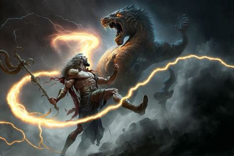 The Epic Battle: Zeus vs. Typhon