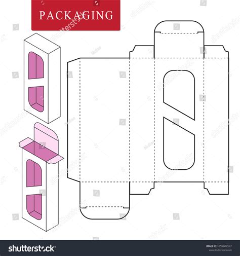 Packaging Designvector Illustration Boxpackage Template Isolated Stock ...