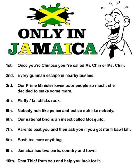 Only in Jamaica | Jamaican quotes, Jamaica history, Jamaican phrases