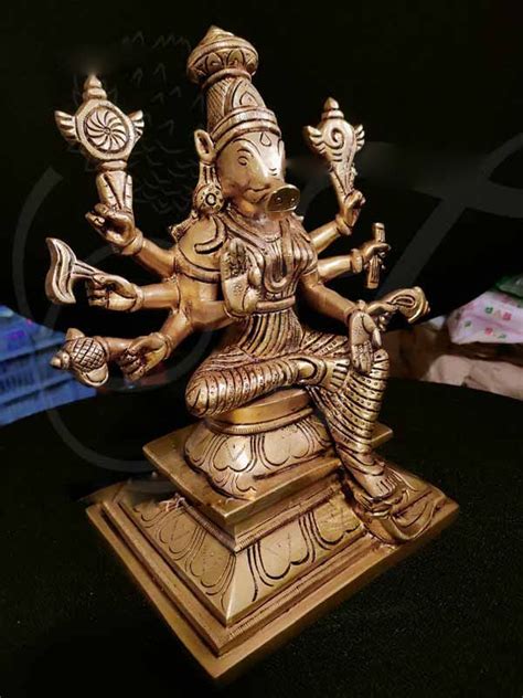 Varahi Amman Statue Brass 9 Inches – Coolboss