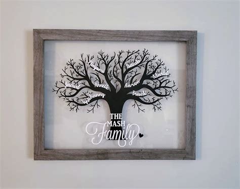 Personalized Family Tree Wall Art - Etsy