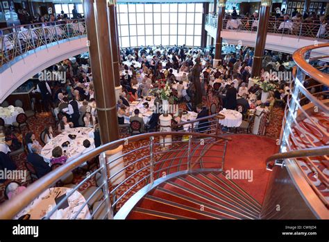 Cruise ship dining room on formal night Stock Photo - Alamy