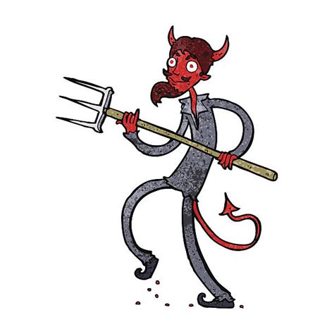 530+ Drawing Of The Devil Pitchfork Illustrations, Royalty-Free Vector ...