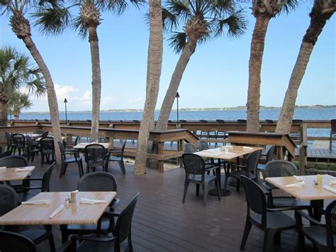 Photo of River Rocks Dining Dockside - Rockledge, FL, United States. Outdoor deck | Waterfront ...