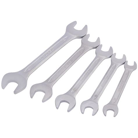 Metric Open End Spanner Set (5 Piece) (30768) | Draper Tools